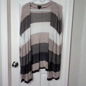 Torrid sleeveless lightweight striped sweater size 1/2X